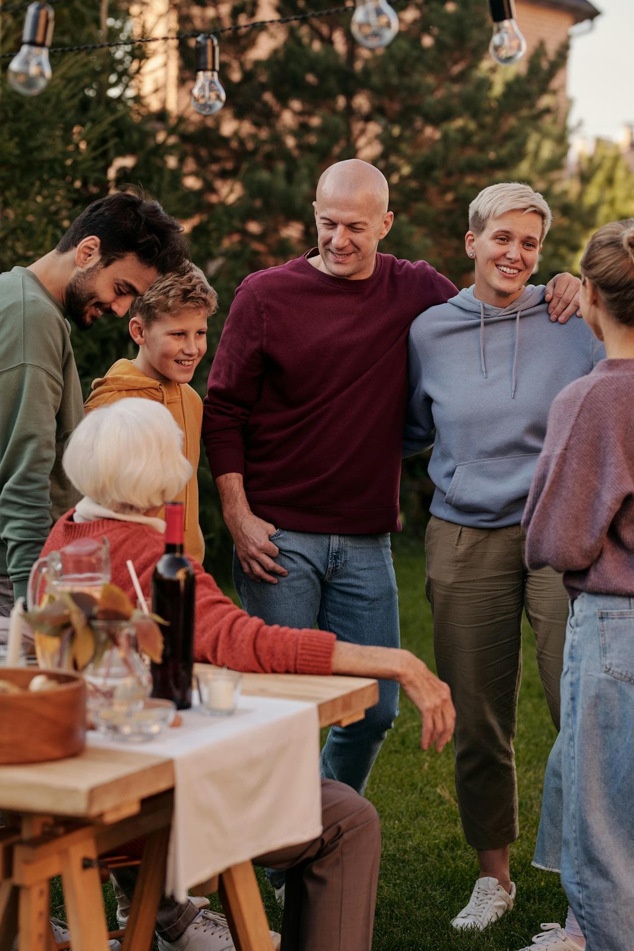 A family relaxing, confident in their coverage